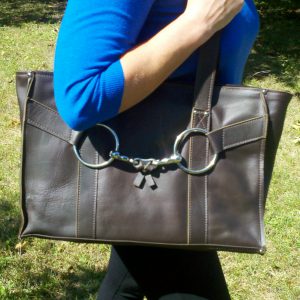 Large Tote with horse bit